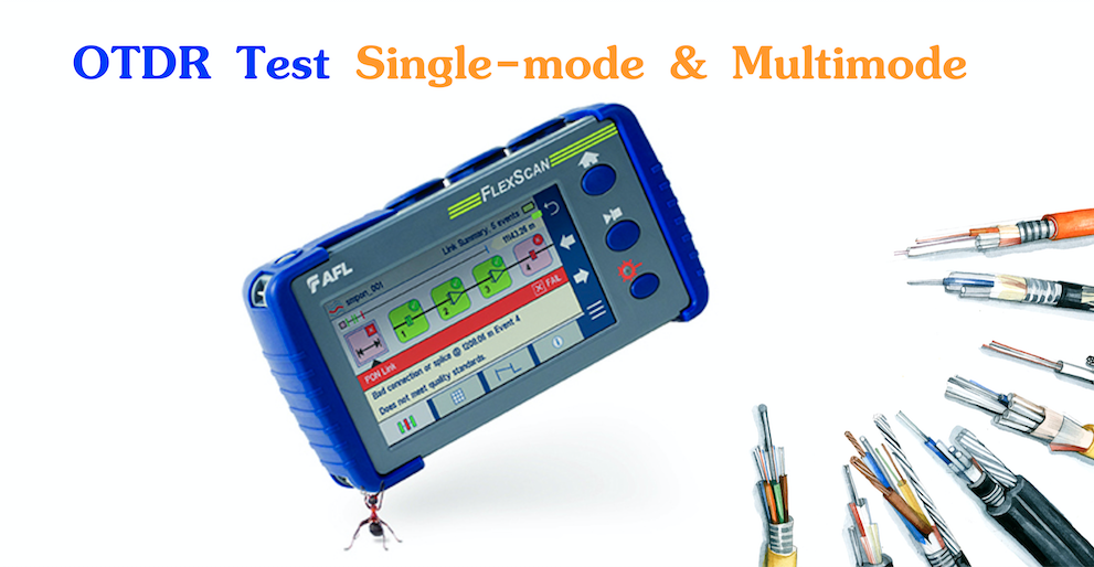 FlexScan FS300 Quad (MM/SM)OTDRs with SmartAuto & LinkMap